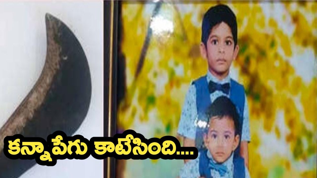 చిన్నారులను క్రూరంగా నరికి చంపిన కన్న తల్లి